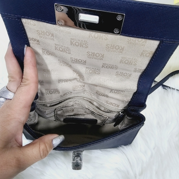 Michael kors callie navy crossbody bag - Picture 11 of 17